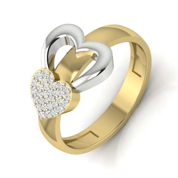 Love on Love Diamond Ring